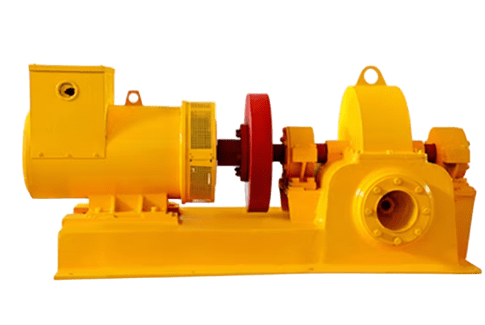 Turbin Francis Horizontal dengan Generator Coupling